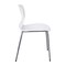 Flash Furniture White Plastic Stack Chair with Lumbar Support RUT-NC618-WH-GG - alternate 6